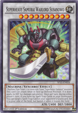 Superheavy Samurai Warlord Susanowo [SP15-EN034] Common - Josh's Cards