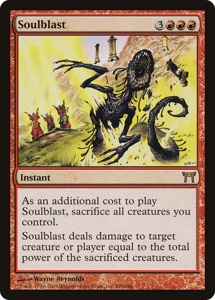 Soulblast (CHK-190) - Champions of Kamigawa