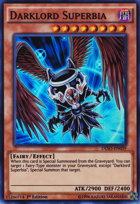 Darklord Superbia [DESO-EN039] Super Rare - Josh's Cards