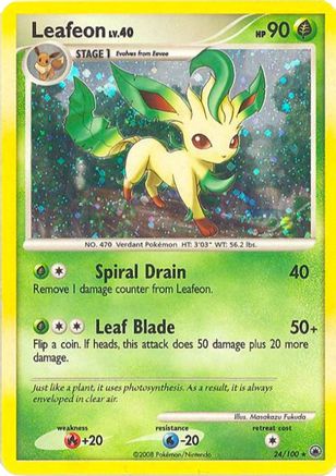 Leafeon (DP Majestic Dawn) 024/100 - Deck Exclusives Holofoil