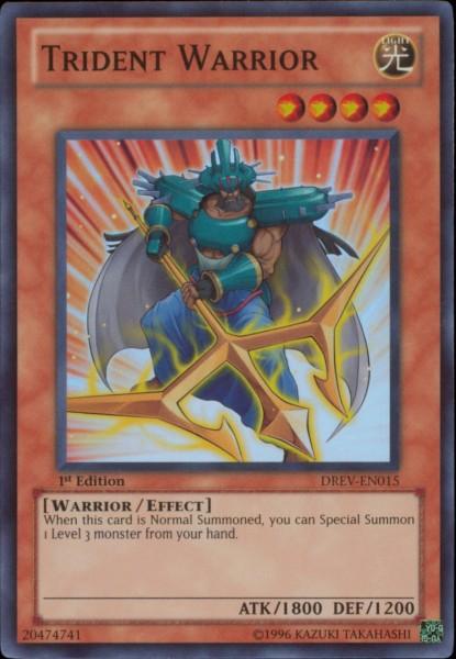 Trident Warrior [DREV-EN015] Super Rare - Josh's Cards