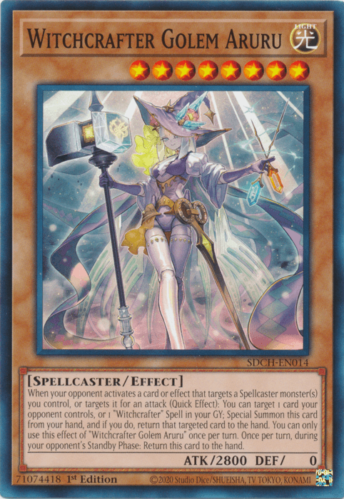 Witchcrafter Golem Aruru [SDCH-EN014] Common - Josh's Cards