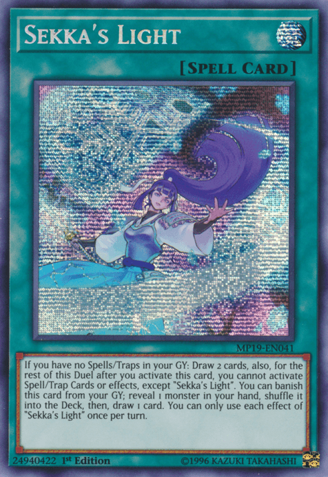 Sekka's Light [MP19-EN041] Prismatic Secret Rare - Josh's Cards