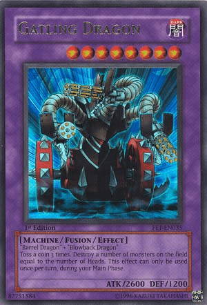 Gatling Dragon [FET-EN035] Ultra Rare - Josh's Cards
