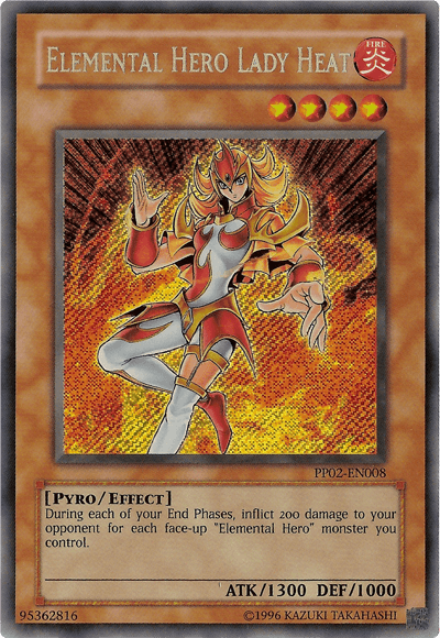 Elemental Hero Lady Heat [PP02-EN008] Secret Rare - Josh's Cards