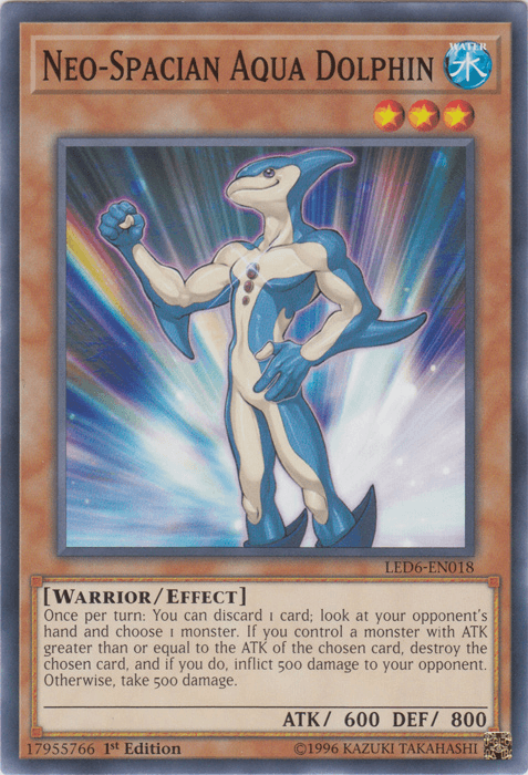 Neo-Spacian Aqua Dolphin [LED6-EN018] Common - Josh's Cards