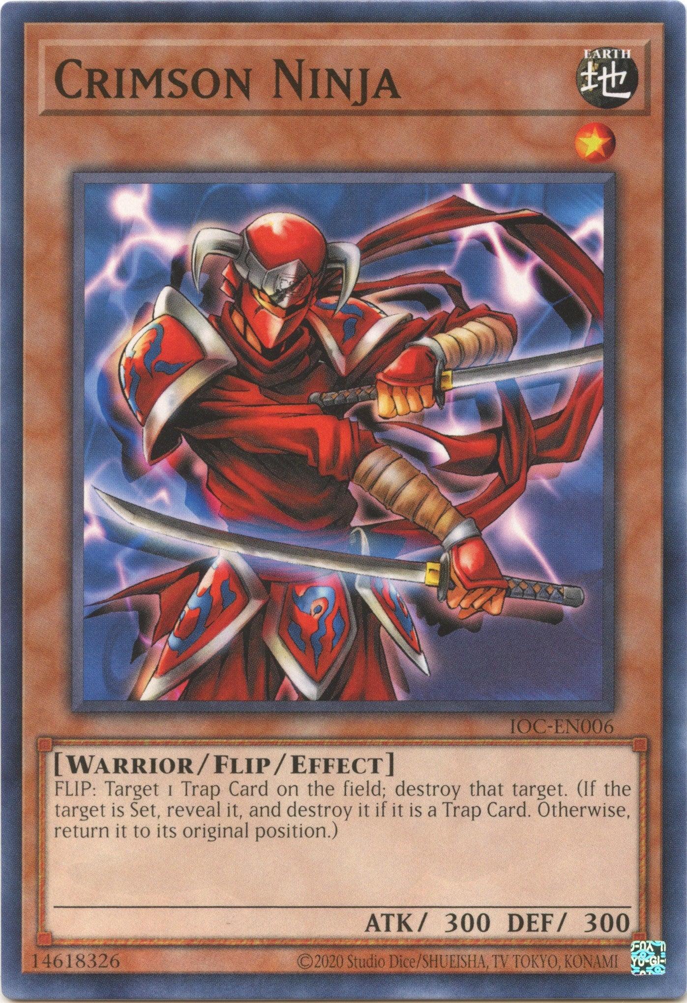 Crimson Ninja (25th Anniversary) [IOC-EN006] Common - Josh's Cards