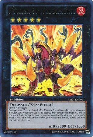 Number 61: Volcasaurus [ZTIN-EN002] Ultra Rare - Josh's Cards