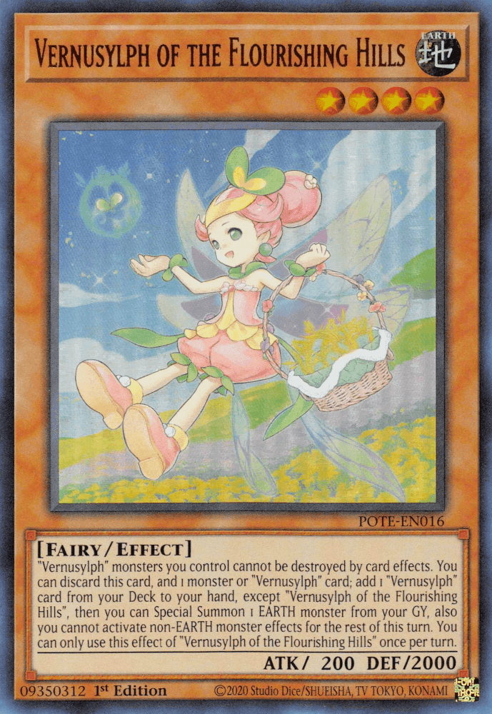 Vernusylph of the Flourishing Hills [POTE-EN016] Ultra Rare - Josh's Cards