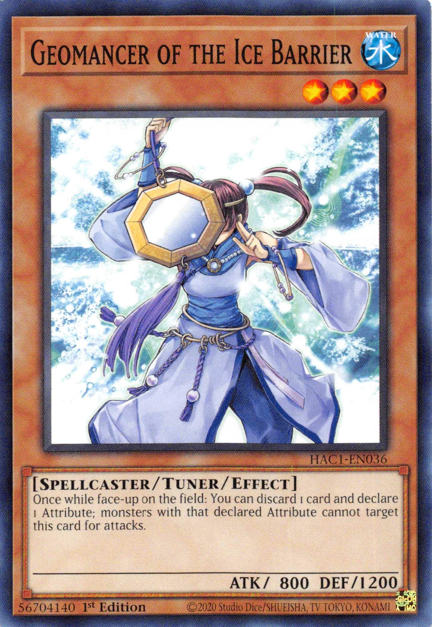 Geomancer of the Ice Barrier [HAC1-EN036] Common - Josh's Cards