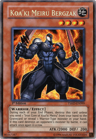 Koa'ki Meiru Bergzak [TSHD-EN099] Secret Rare - Josh's Cards