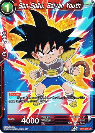 Son Goku, Saiyan Youth (BT11-008) [Vermilion Bloodline 2nd Edition] Parallel Foil