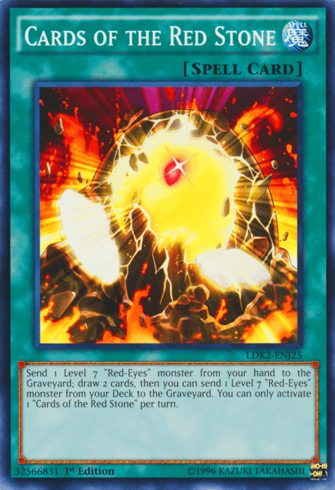 Cards of the Red Stone [LDK2-ENJ25] Common - Josh's Cards