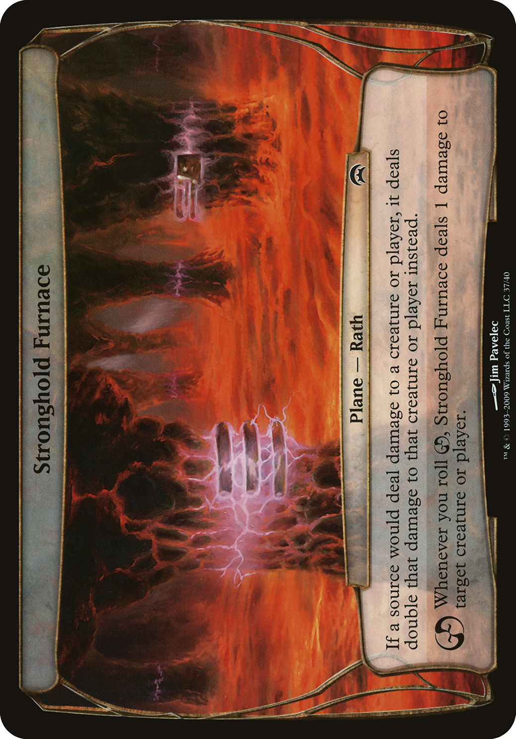 Stronghold Furnace (OVER-037) - Planechase Planes