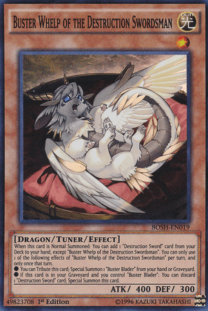 Buster Whelp of the Destruction Swordsman [BOSH-EN019] Super Rare - Josh's Cards