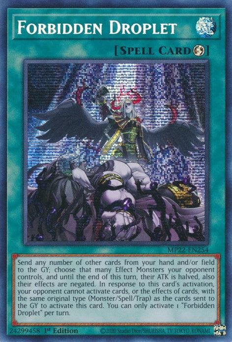 Forbidden Droplet [MP22-EN254] Prismatic Secret Rare - Josh's Cards