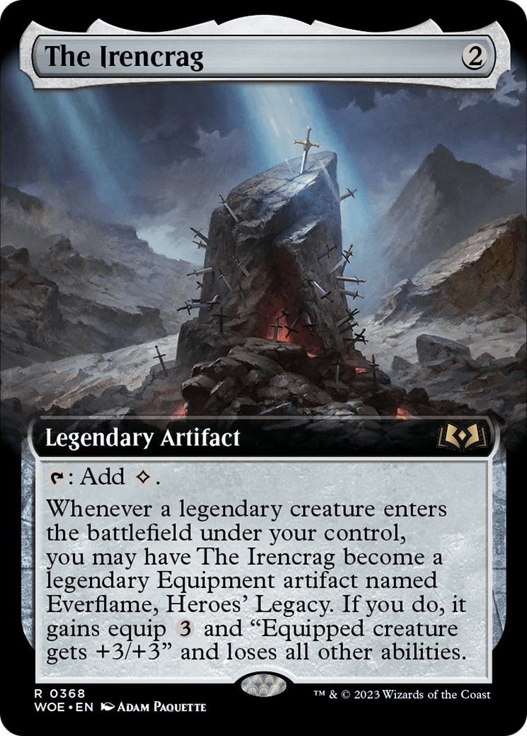 The Irencrag (WOE-368) - Wilds of Eldraine: (Extended Art)
