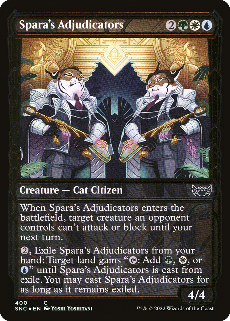 Spara's Adjudicators (SNC-400) - Streets of New Capenna: (Showcase) Foil