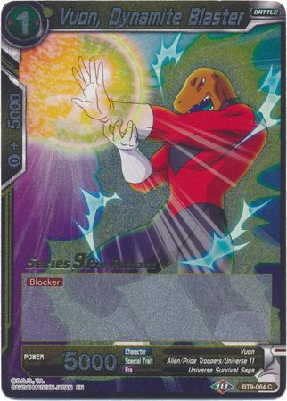 Vuon, Dynamite Blaster (BT9-064) [Universal Onslaught Prerelease Promos] Parallel Foil