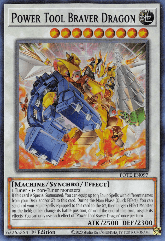 Power Tool Braver Dragon [POTE-EN097] Super Rare - Josh's Cards