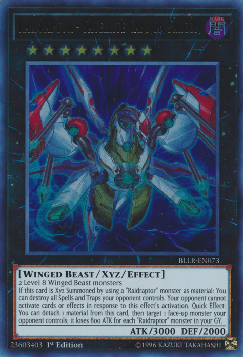 Raidraptor - Satellite Cannon Falcon [BLLR-EN073] Ultra Rare - Josh's Cards