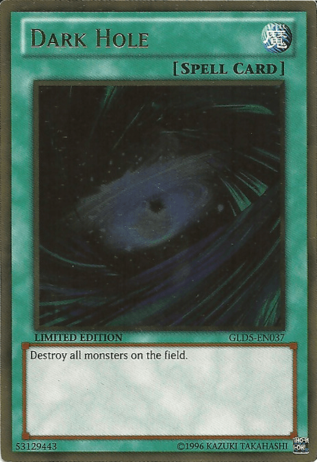 Dark Hole [GLD5-EN037] Gold Rare - Josh's Cards