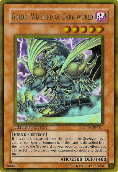 Goldd, Wu–Lord of Dark World [GLD1-EN024] Gold Rare - Josh's Cards
