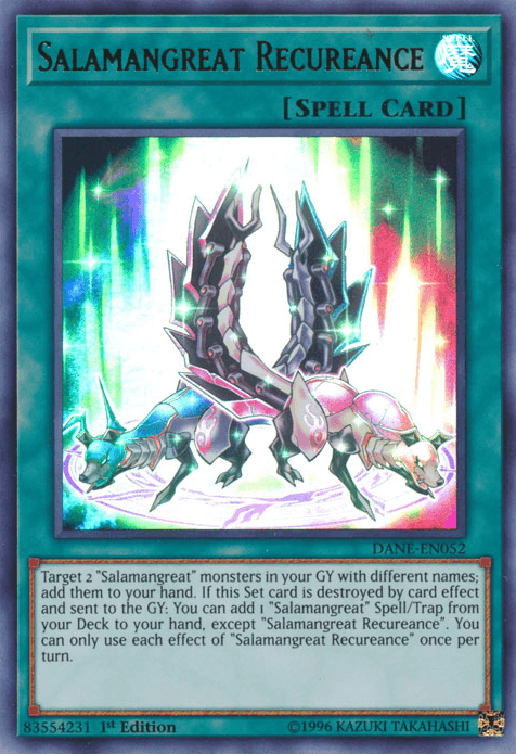 Salamangreat Recureance [DANE-EN052] Ultra Rare - Josh's Cards