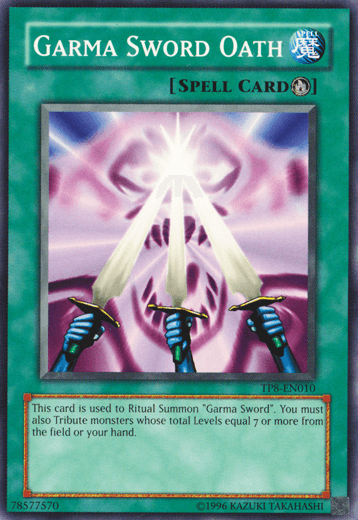Garma Sword Oath [TP8-EN010] Common - Josh's Cards