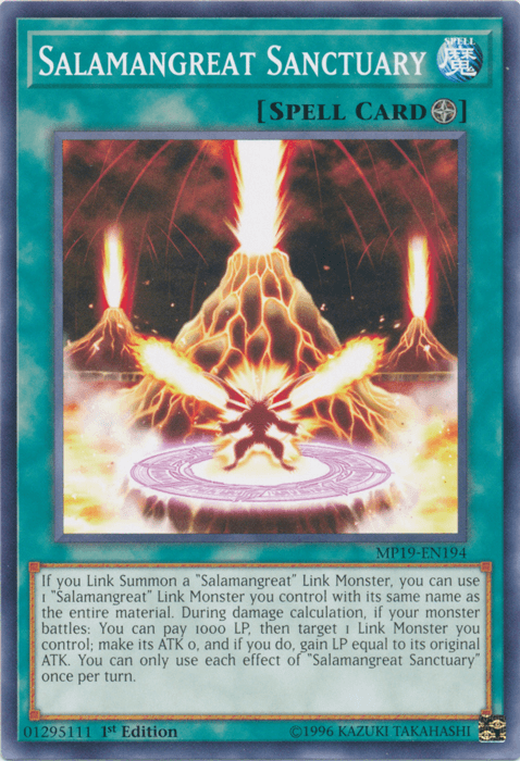 Salamangreat Sanctuary [MP19-EN194] Common - Josh's Cards