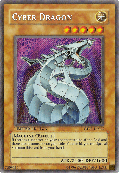 Cyber Dragon [CT03-EN002] Secret Rare - Josh's Cards