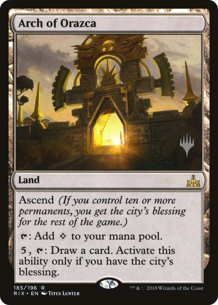Arch of Orazca (PPM20-185) - Rivals of Ixalan Promos Foil