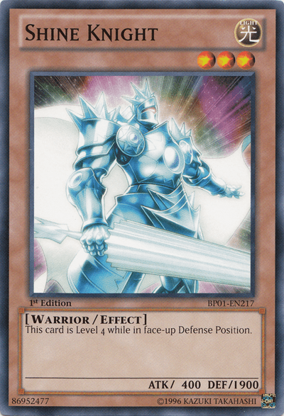 Shine Knight [BP01-EN217] Common - Josh's Cards