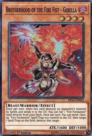 Brotherhood of the Fire Fist - Gorilla [FIGA-EN022] Super Rare - Josh's Cards