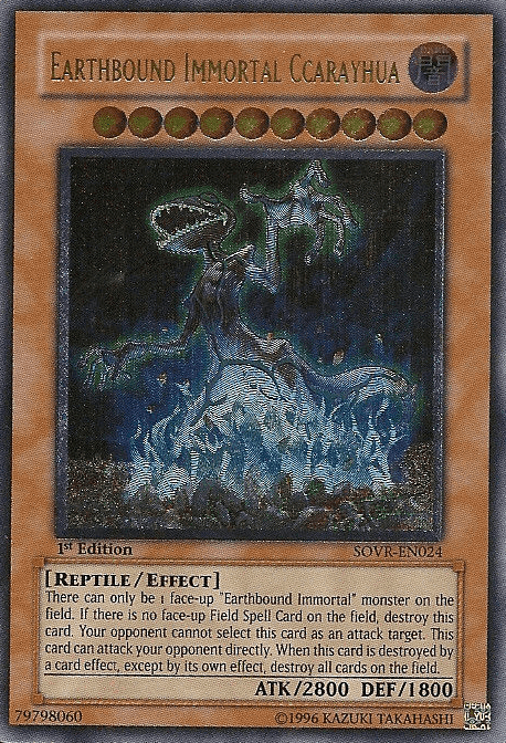 Earthbound Immortal Ccarayhua [SOVR-EN024] Ultimate Rare - Josh's Cards