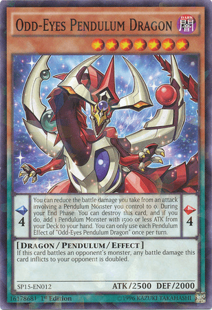 Odd-Eyes Pendulum Dragon [SP15-EN012] Shatterfoil Rare - Josh's Cards