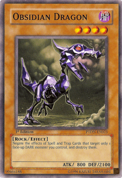 Obsidian Dragon [PTDN-EN023] Common - Josh's Cards