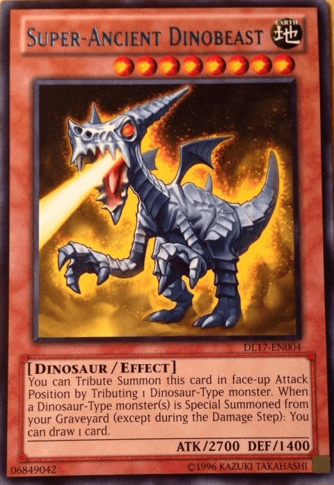 Super-Ancient Dinobeast (Blue) [DL17-EN004] Rare - Josh's Cards