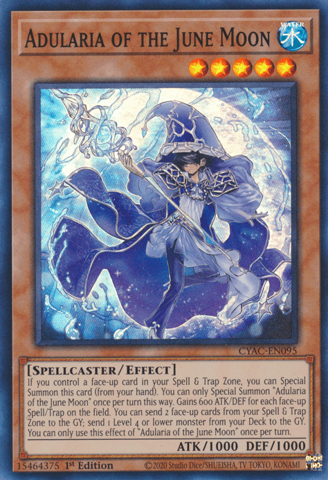 Adularia of the June Moon [CYAC-EN095] Super Rare - Josh's Cards