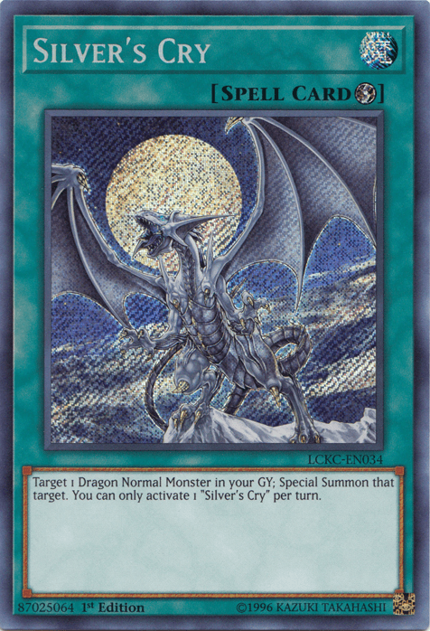 Silver's Cry [LCKC-EN034] Secret Rare - Josh's Cards