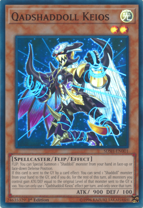 Qadshaddoll Keios [SDSH-EN001] Super Rare - Josh's Cards