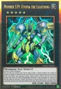 Number S39: Utopia the Lightning [MAGO-EN034] Gold Rare - Josh's Cards