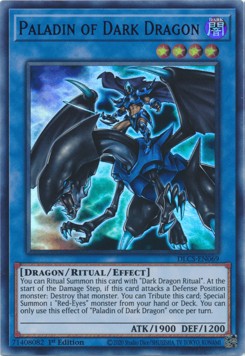 Paladin of Dark Dragon (Purple) [DLCS-EN069] Ultra Rare - Josh's Cards