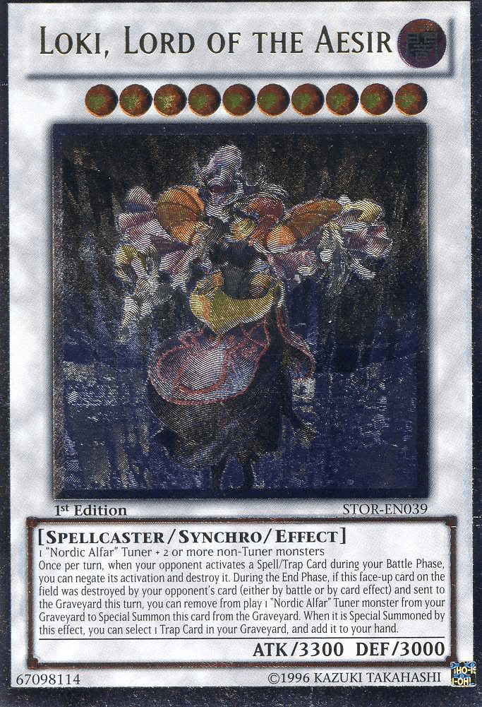 Loki, Lord of the Aesir [STOR-EN039] Ultimate Rare - Josh's Cards
