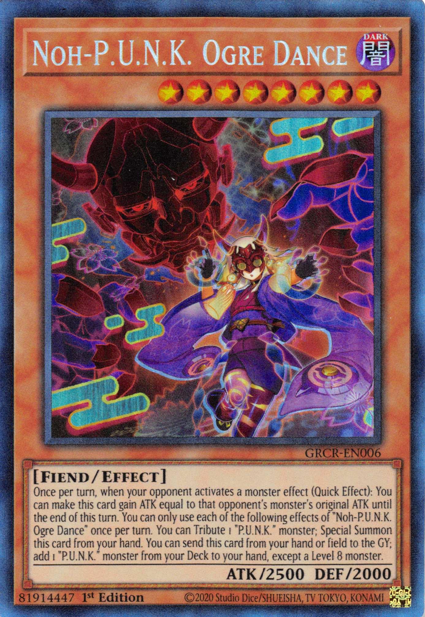 Noh-P.U.N.K. Ogre Dance [GRCR-EN006] Collector's Rare - Josh's Cards