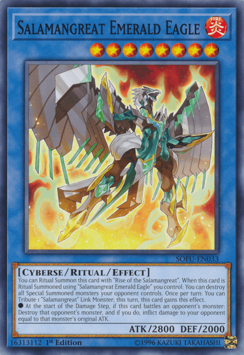 Salamangreat Emerald Eagle [SOFU-EN033] Common - Josh's Cards