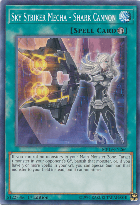 Sky Striker Mecha - Shark Cannon [MP19-EN266] Common - Josh's Cards