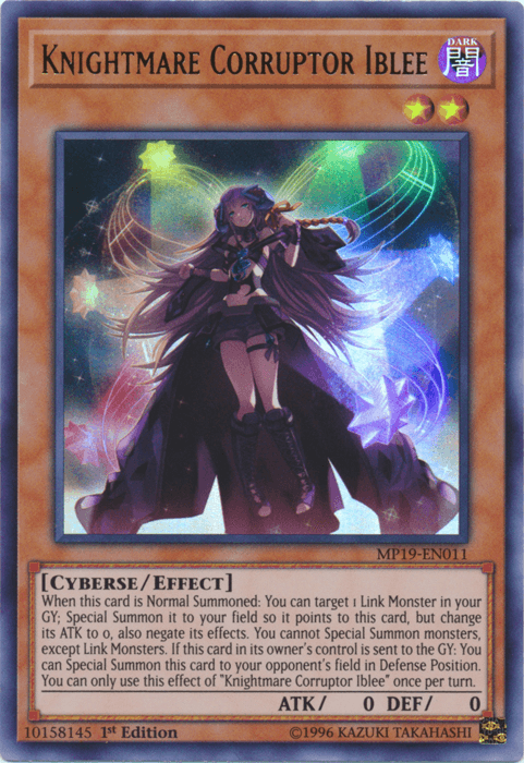 Knightmare Corruptor Iblee [MP19-EN011] Ultra Rare - Josh's Cards