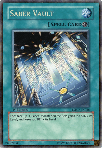 Saber Vault [TSHD-EN086] Secret Rare - Josh's Cards