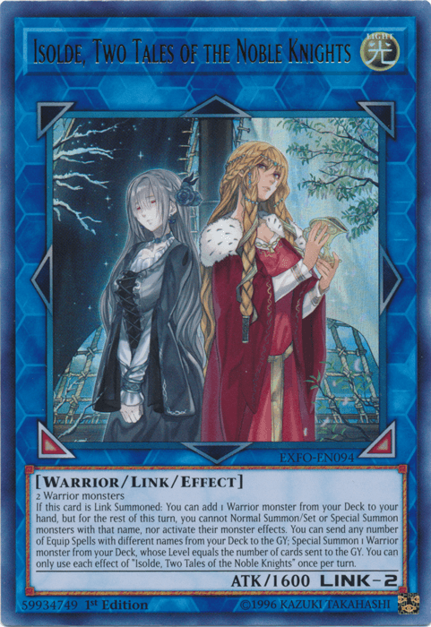 Isolde, Two Tales of the Noble Knights [EXFO-EN094] Ultra Rare - Josh's Cards